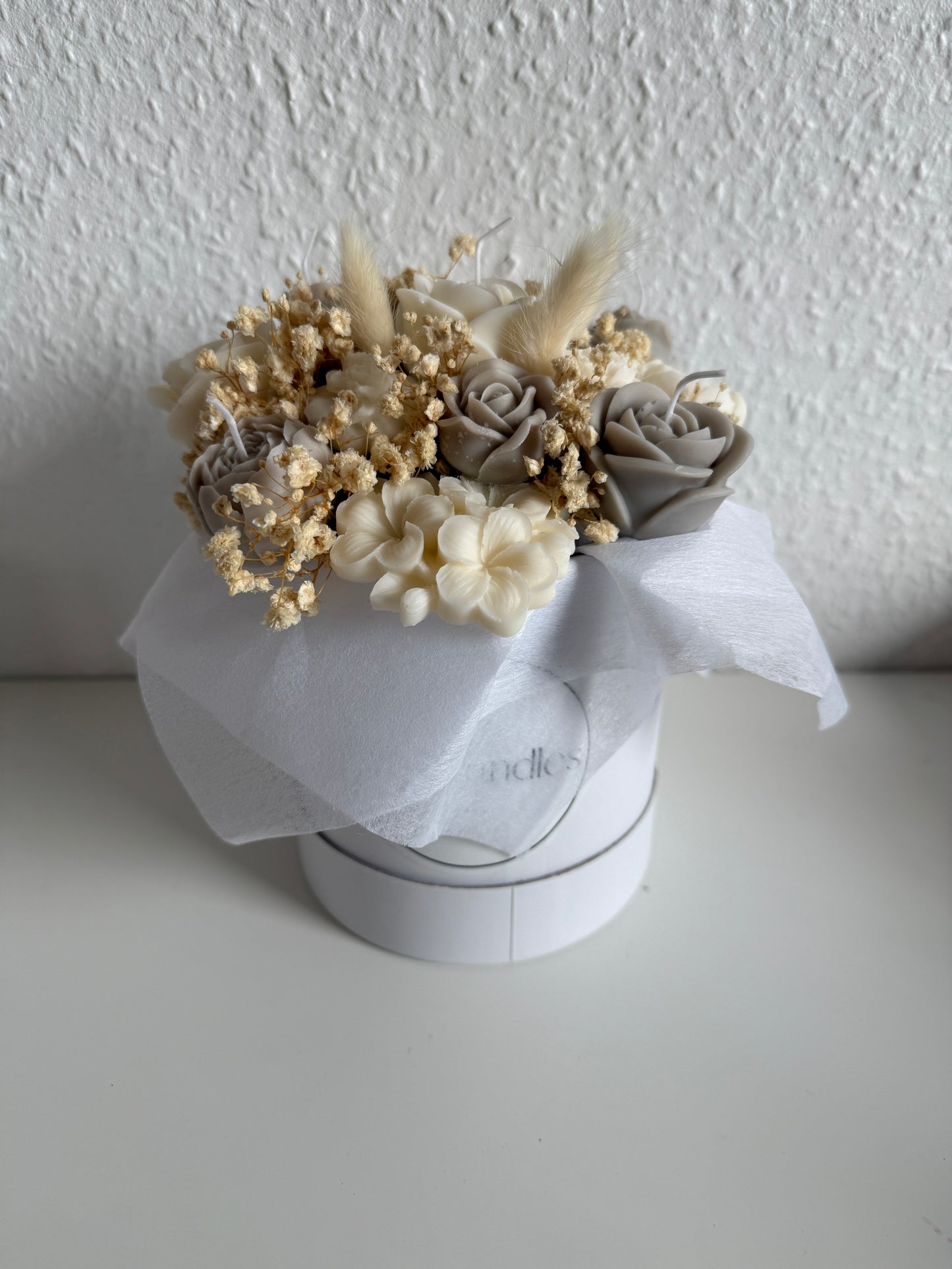 Forever Flowers weiß/beige