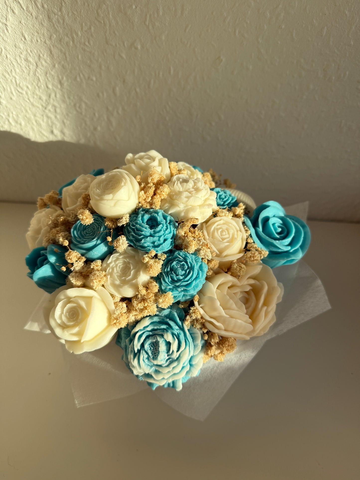 Forever Flowers - türkis - B-Ware