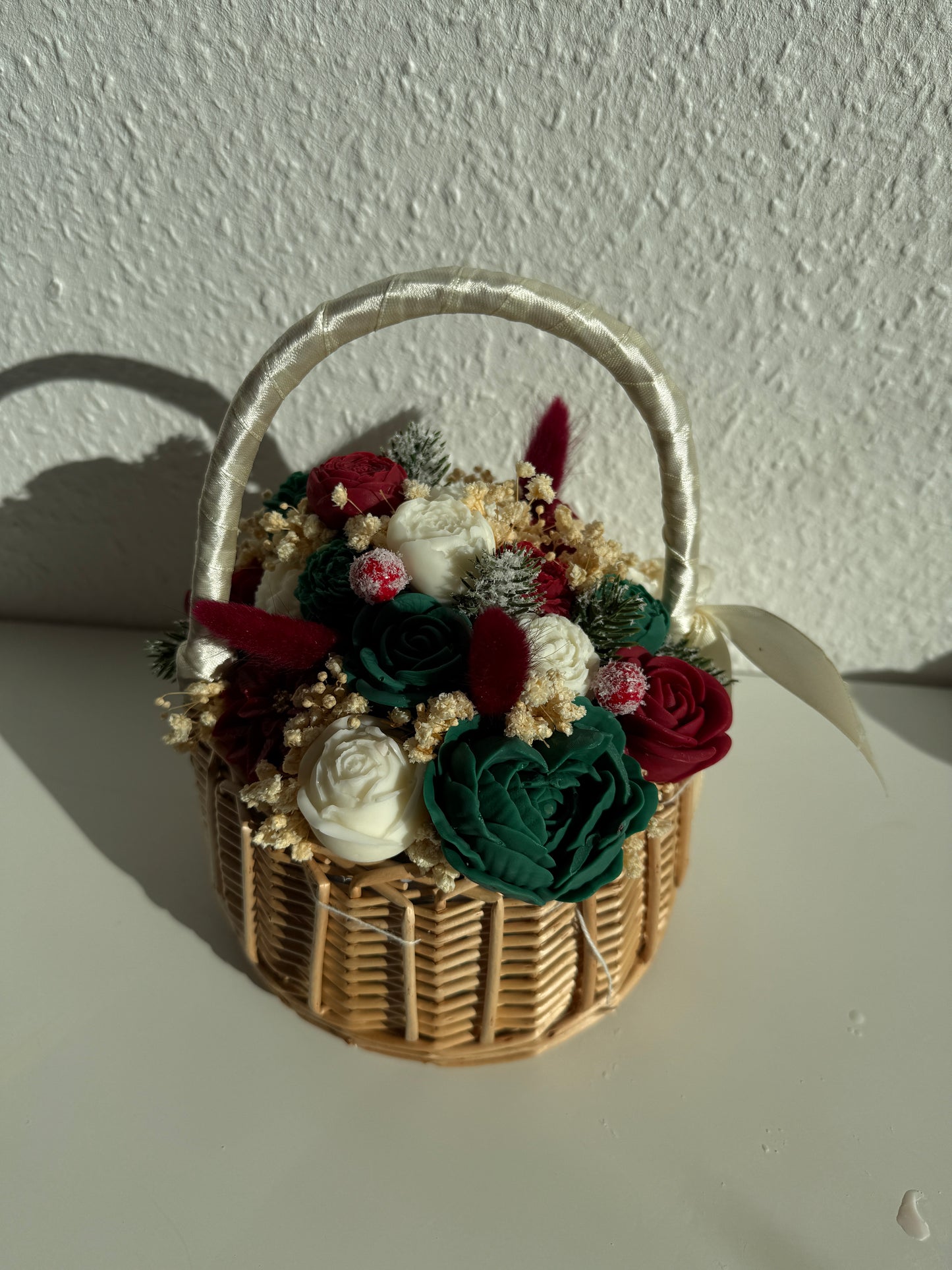 Blumenkorb Weihnachten