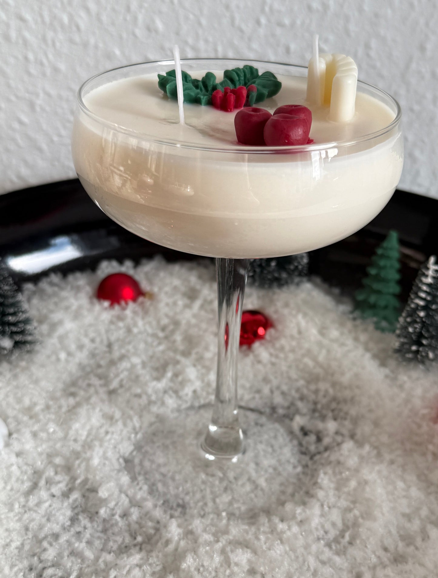 Witte Kerst Mojito Kaars
