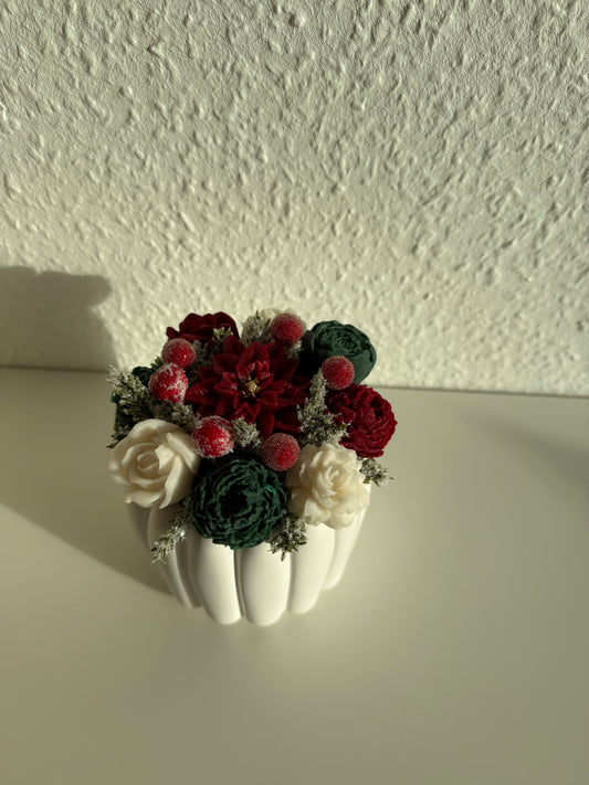 Weihnachtlicher Blumenstrauß