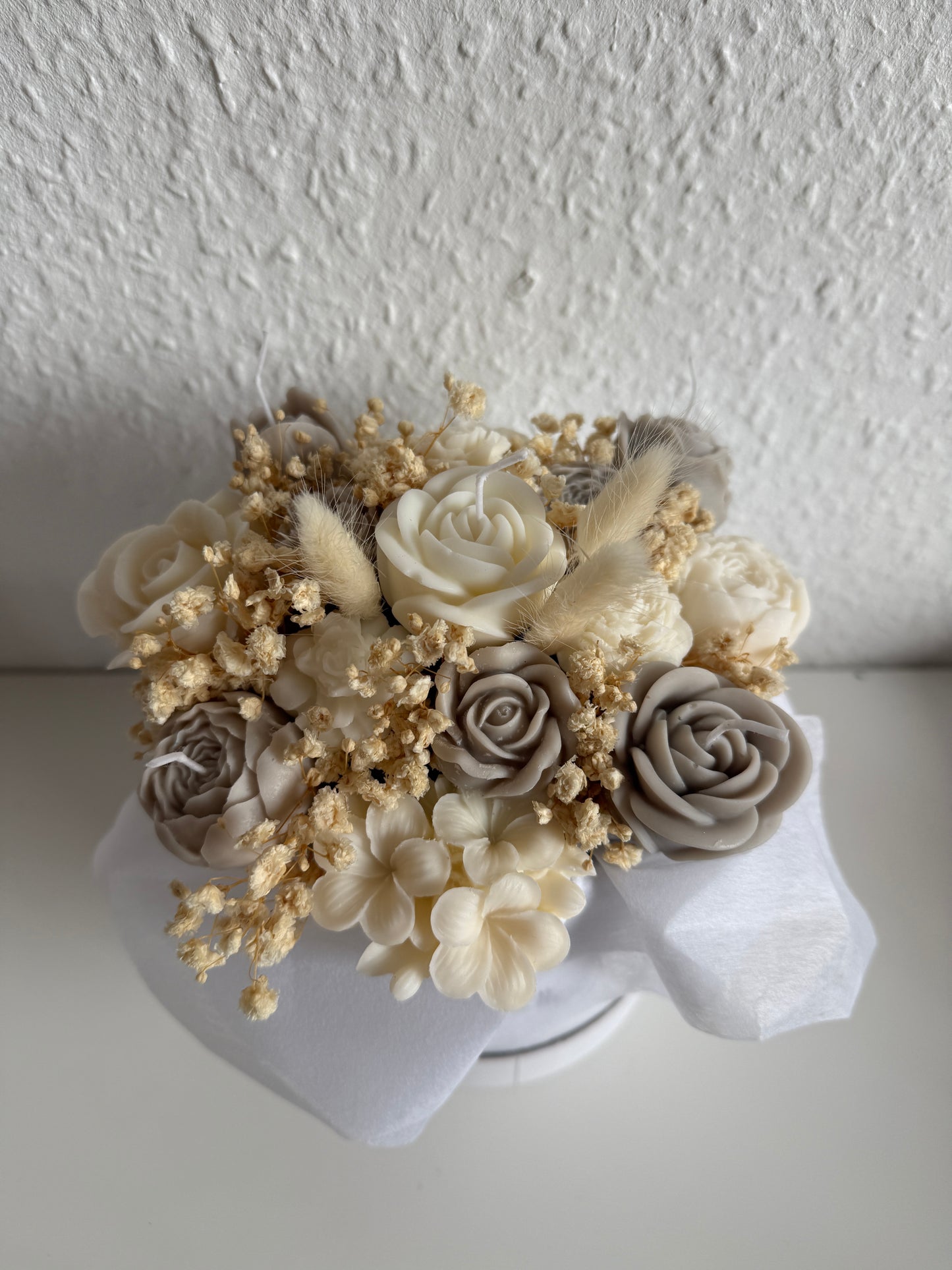 Forever Flowers weiß/beige