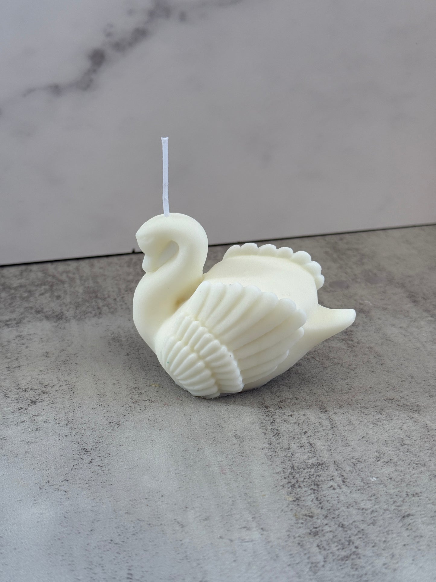 Schwan Kerze