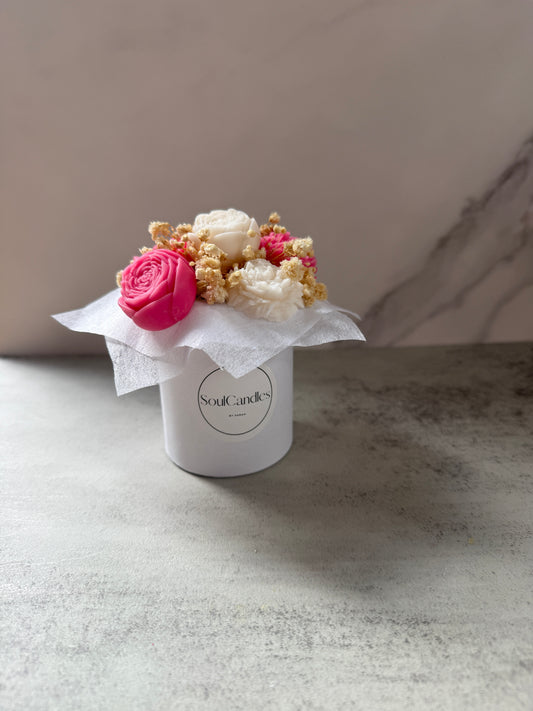 Fleurs éternelles - petites - roses