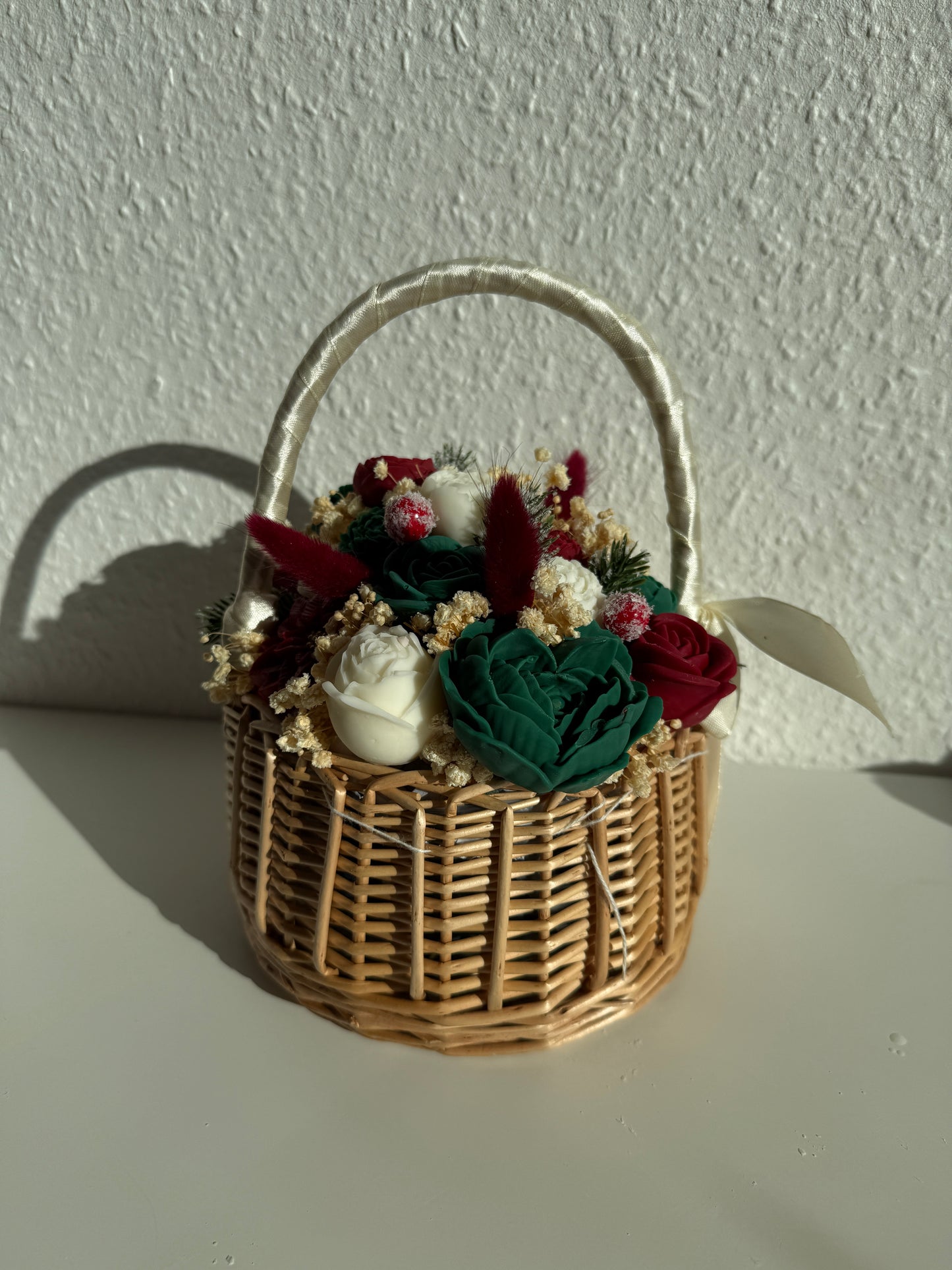 Blumenkorb Weihnachten