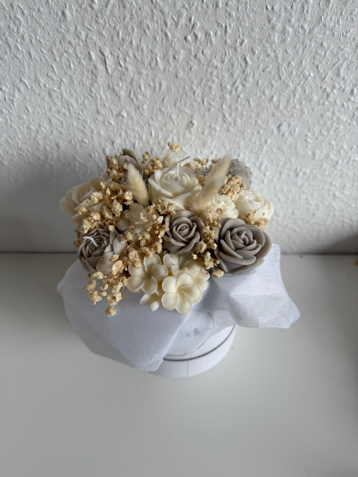 Forever Flowers weiß/beige