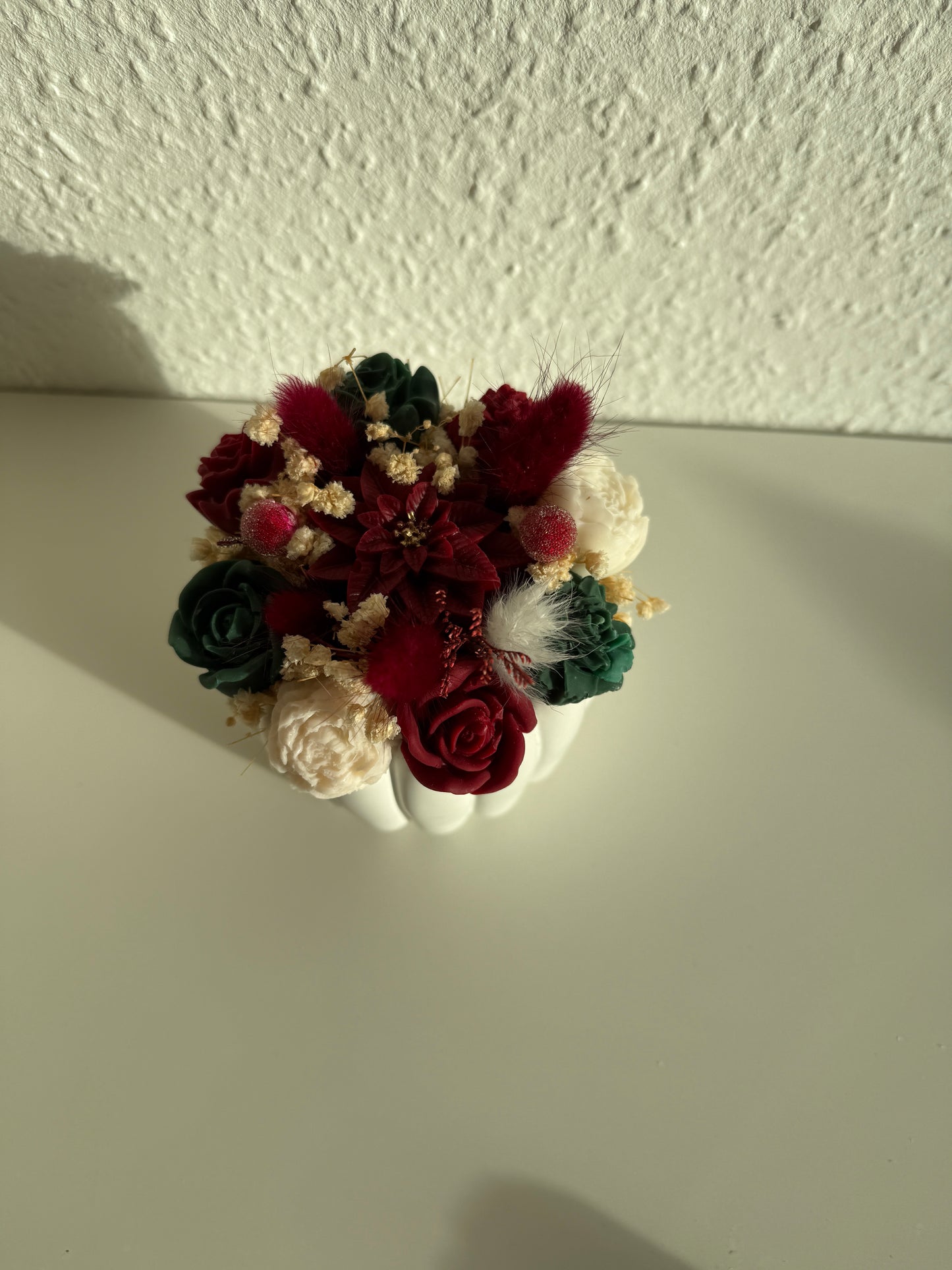 Weihnachtlicher Blumenstrauß