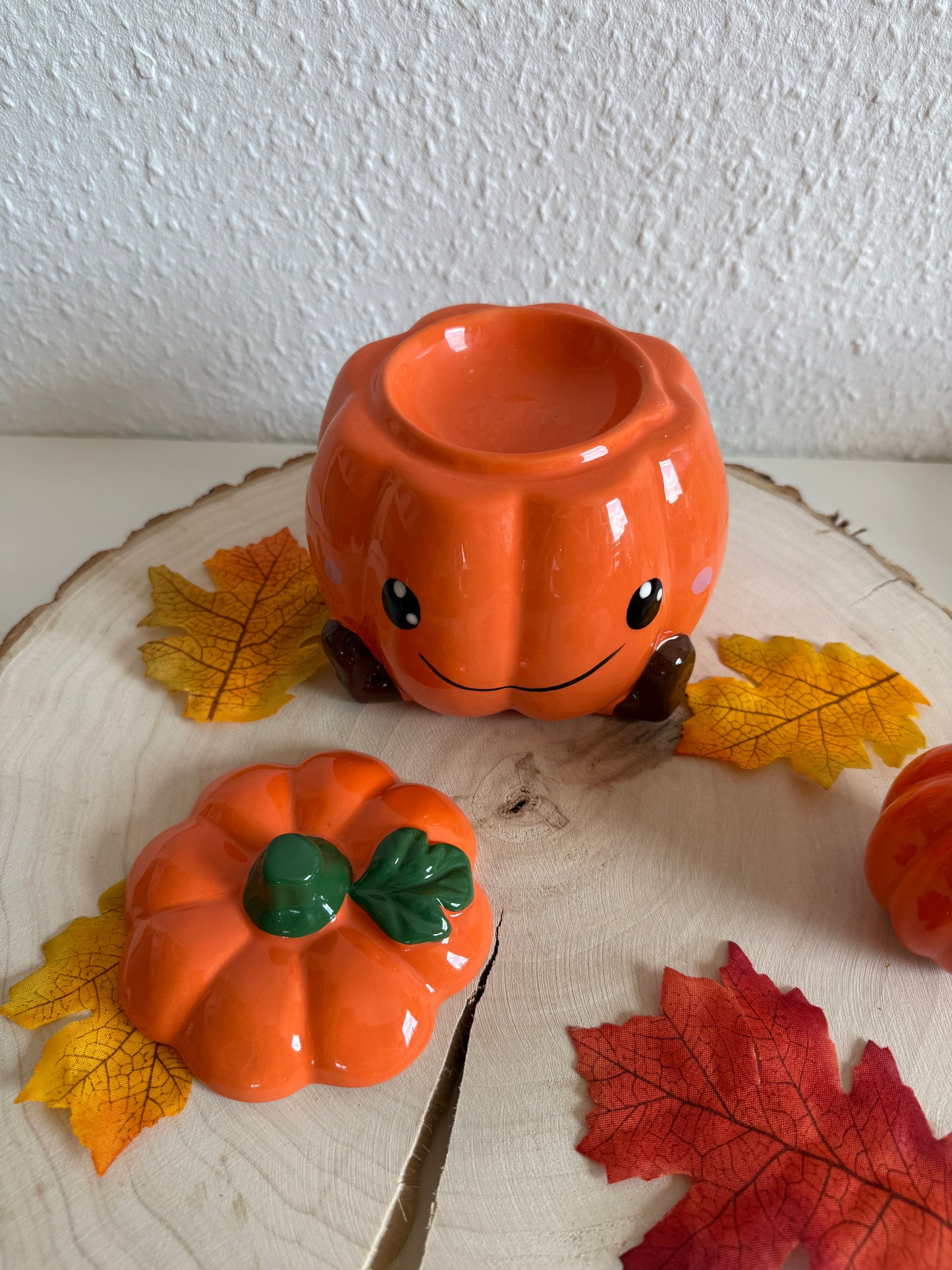 B-Ware Lächelnder Kürbis Wax Melter