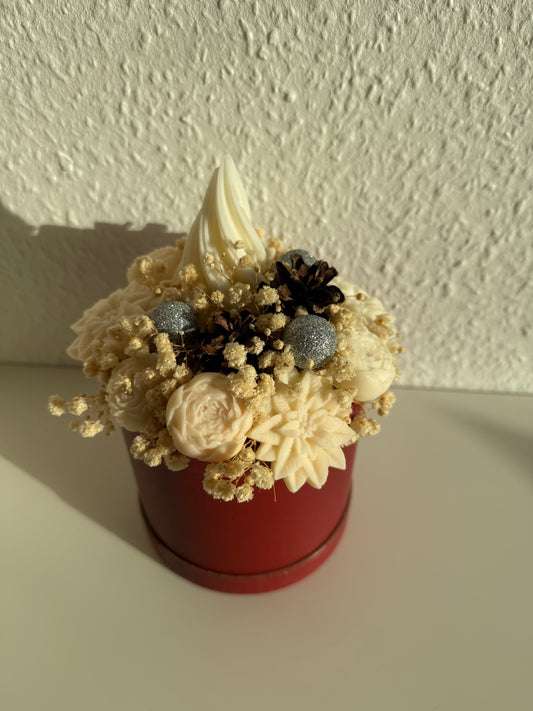 Weihnachtlicher Blumenstrauß