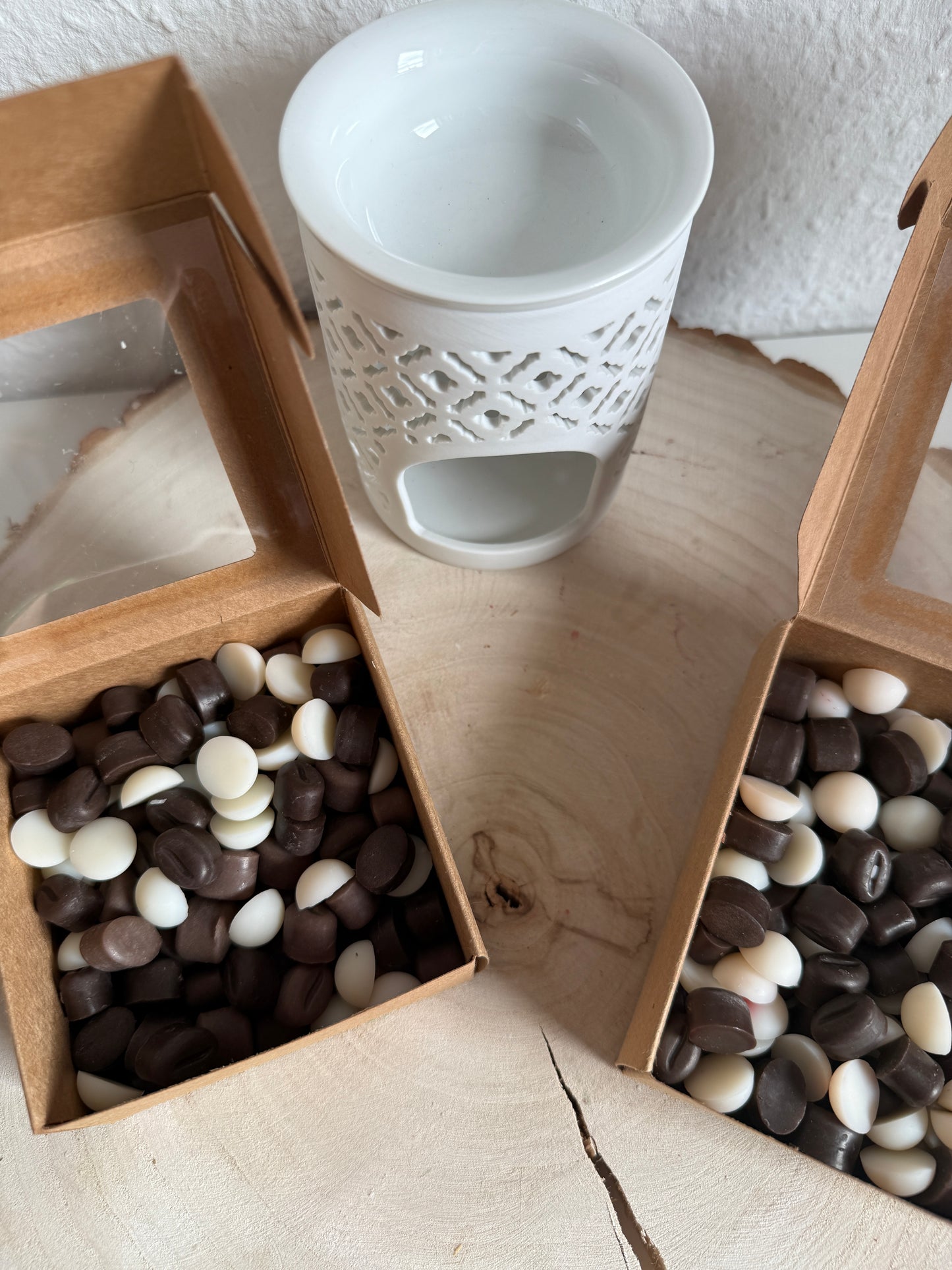 Wax smelt koffieboon