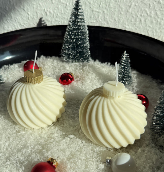 Weihnachtskugel Kerze