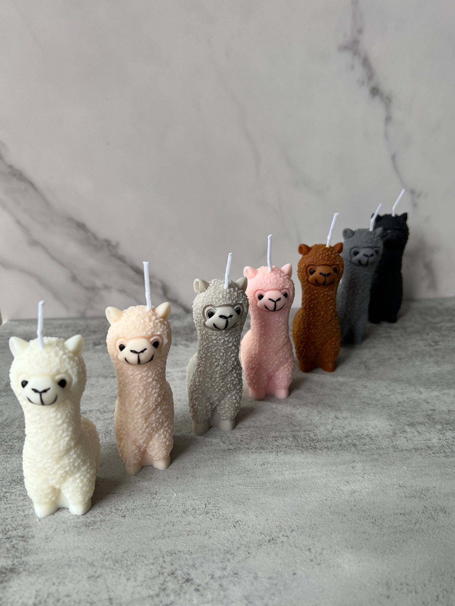 Alpaka Kerze