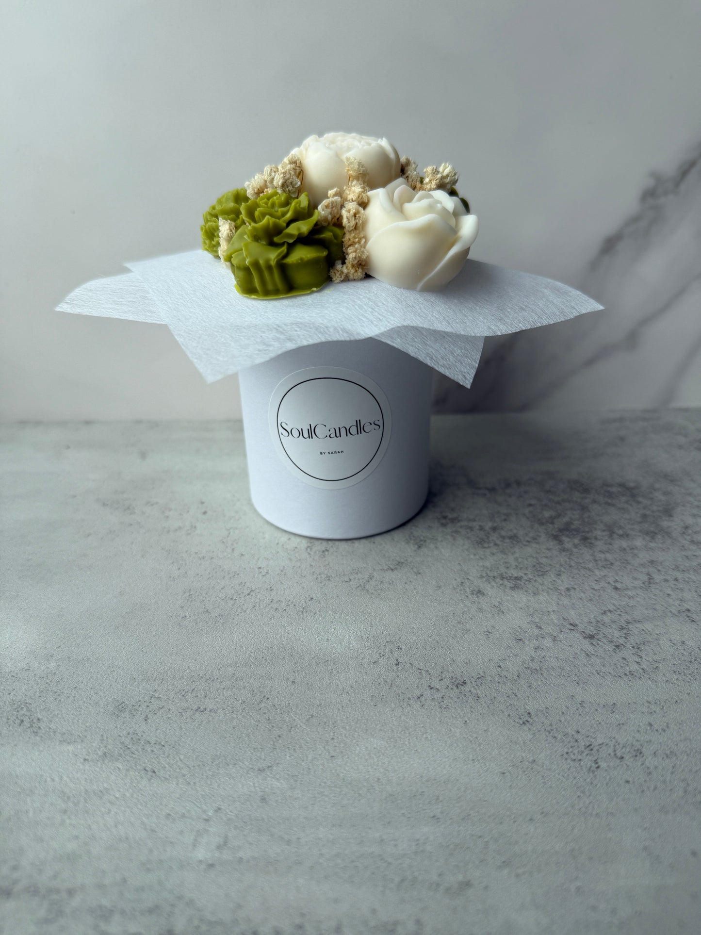 Forever Flowers - klein- olive