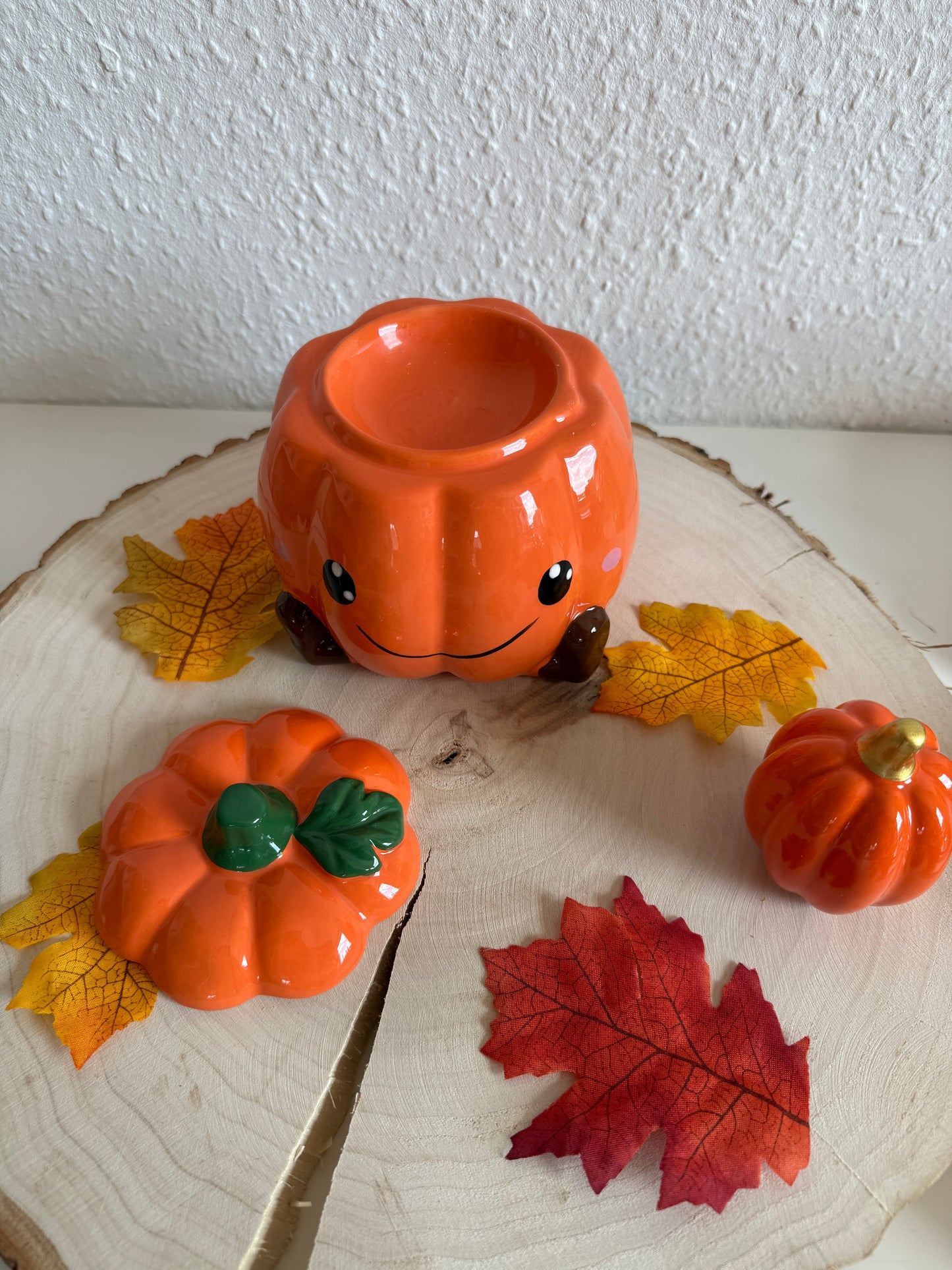 B-Ware Lächelnder Kürbis Wax Melter