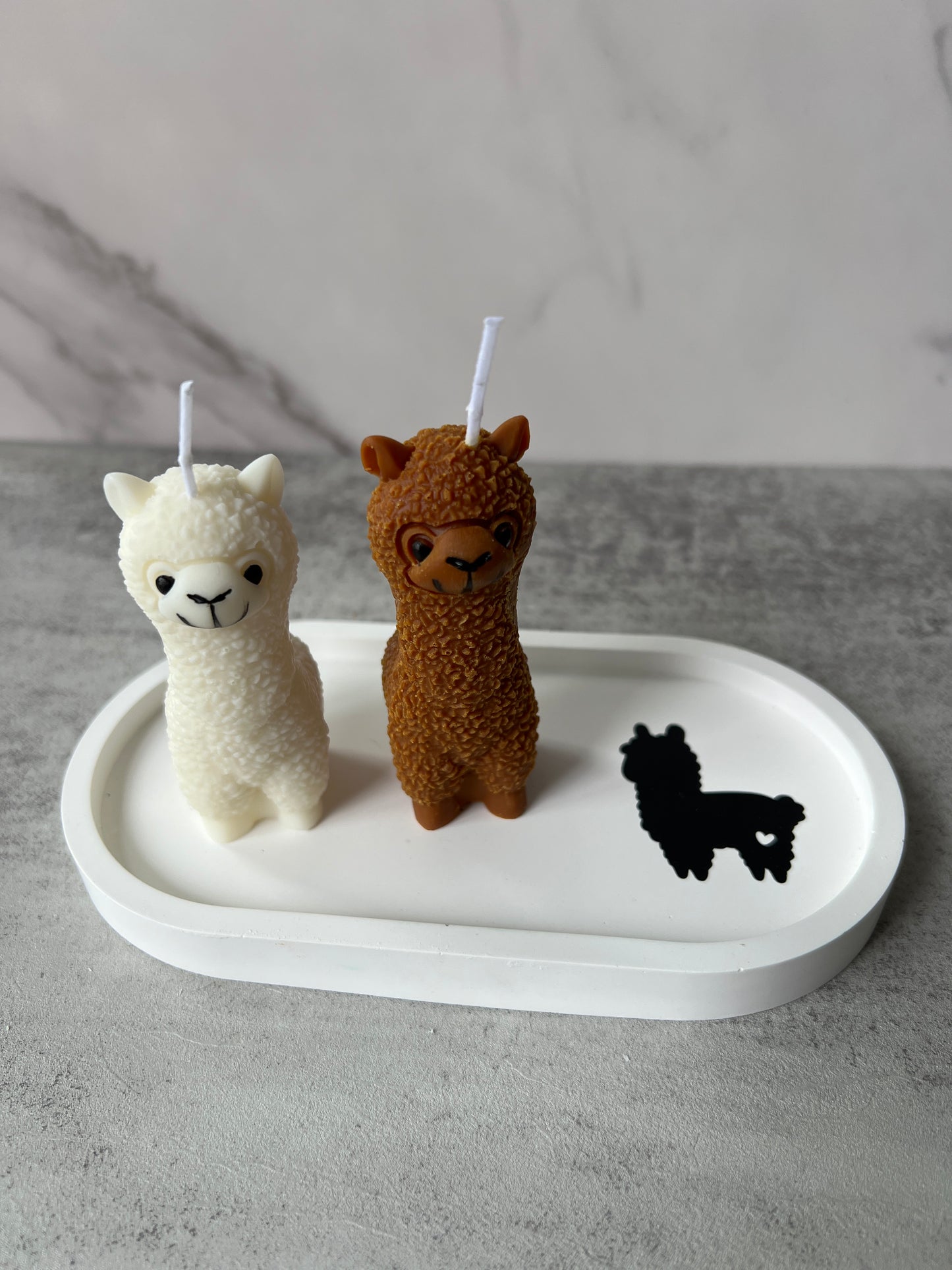 Alpaka Set mit Untersetzer "Alpaka"