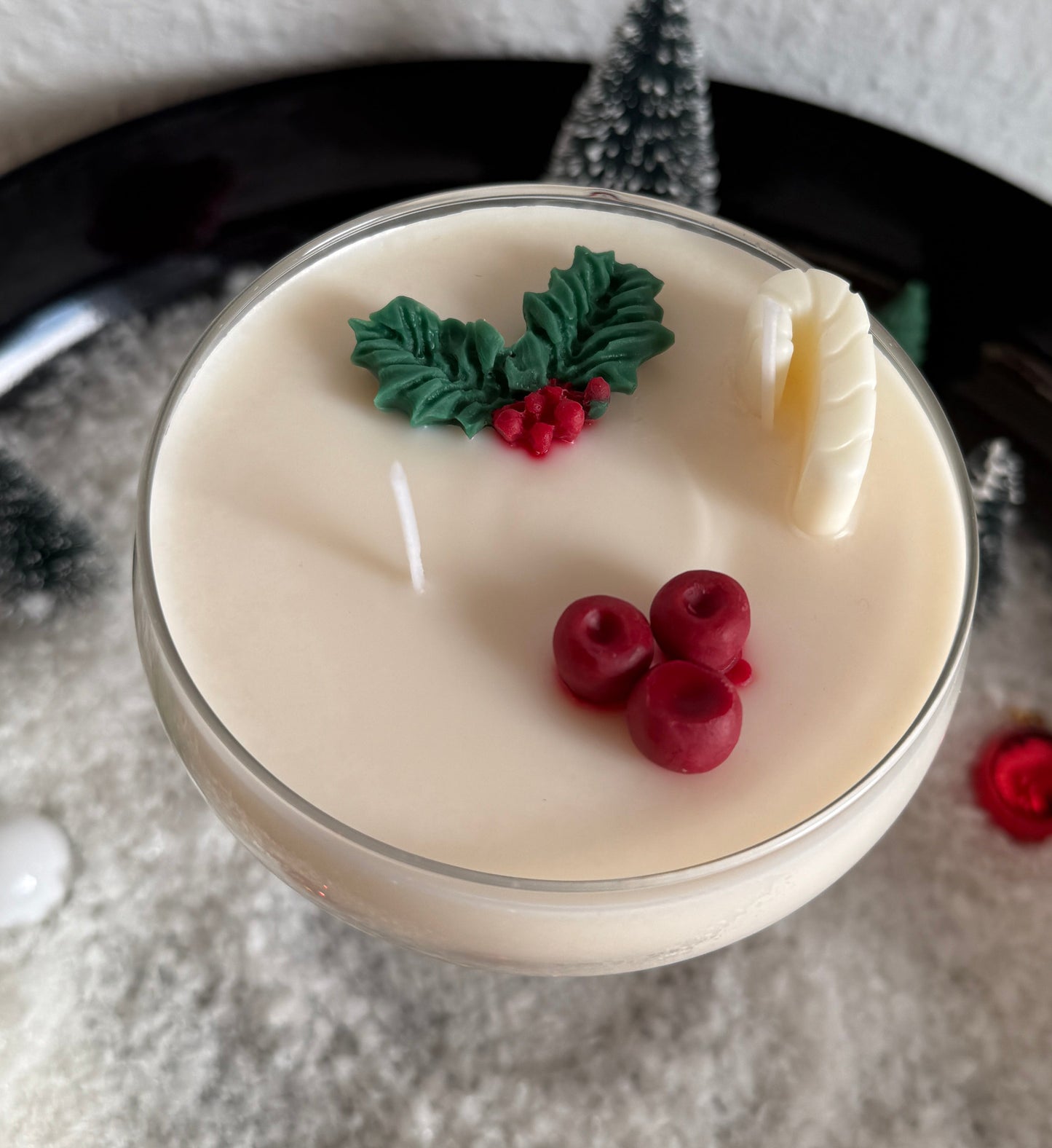 Witte Kerst Mojito Kaars