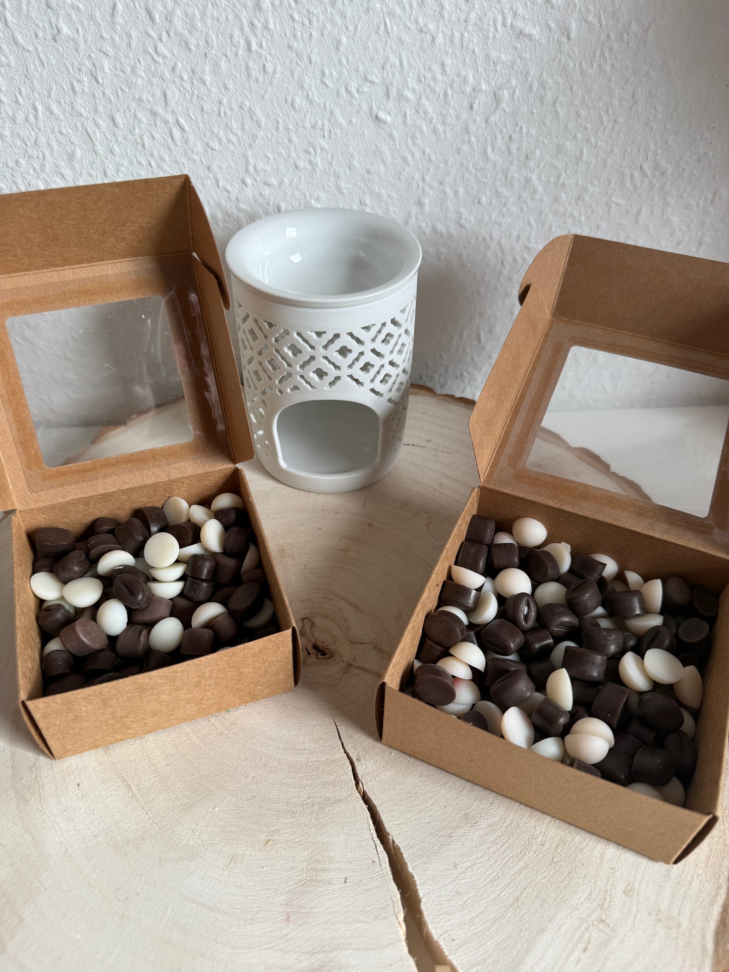 Wax smelt koffieboon