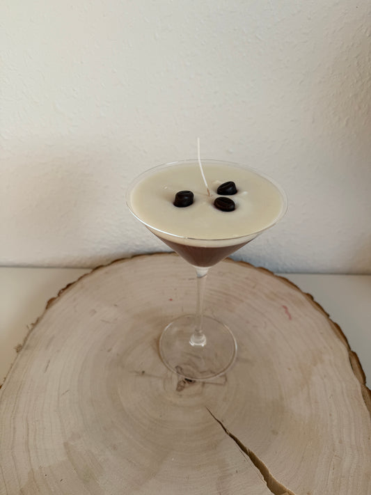 Espresso Martini Kerze