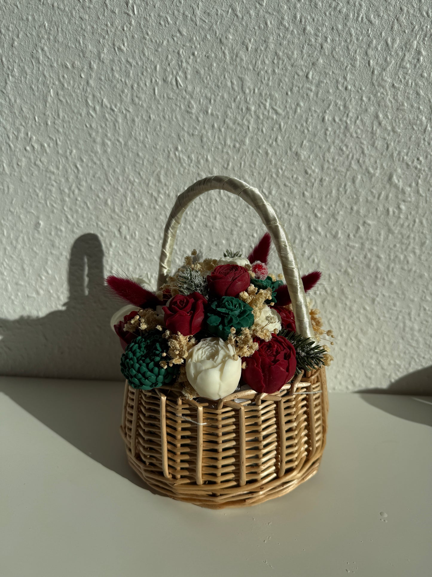 Blumenkorb Weihnachten