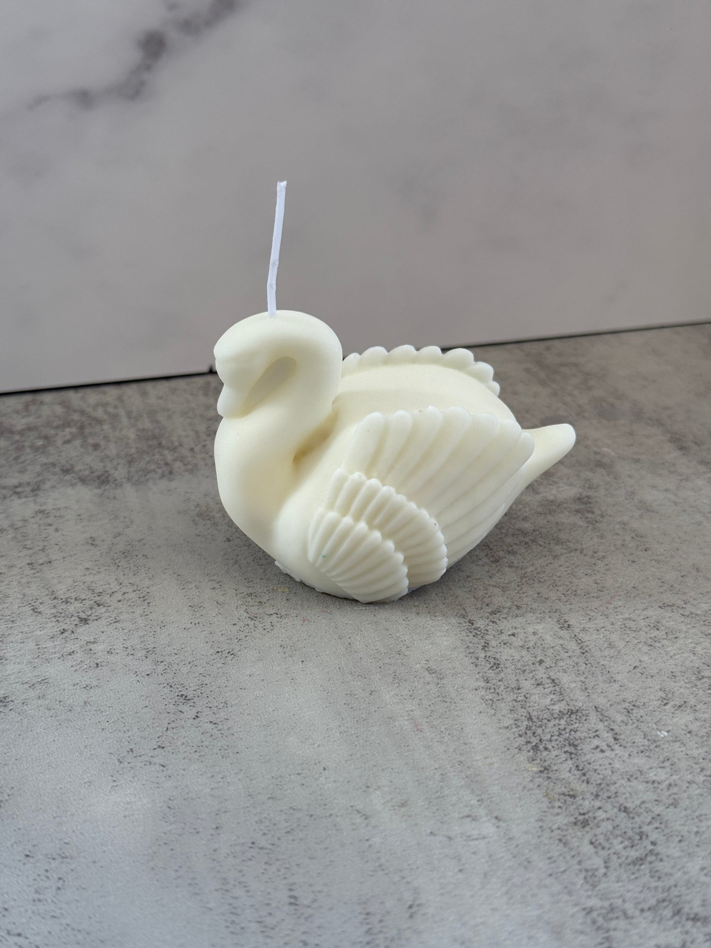 Schwan Kerze