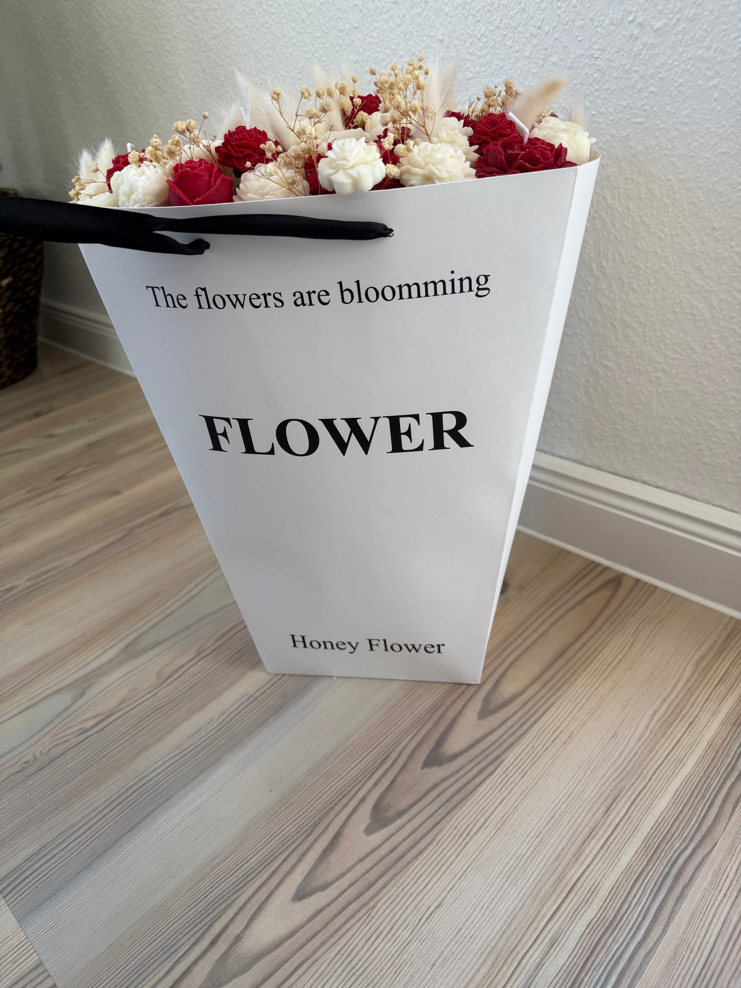 Forever Flowers - rot/weiß