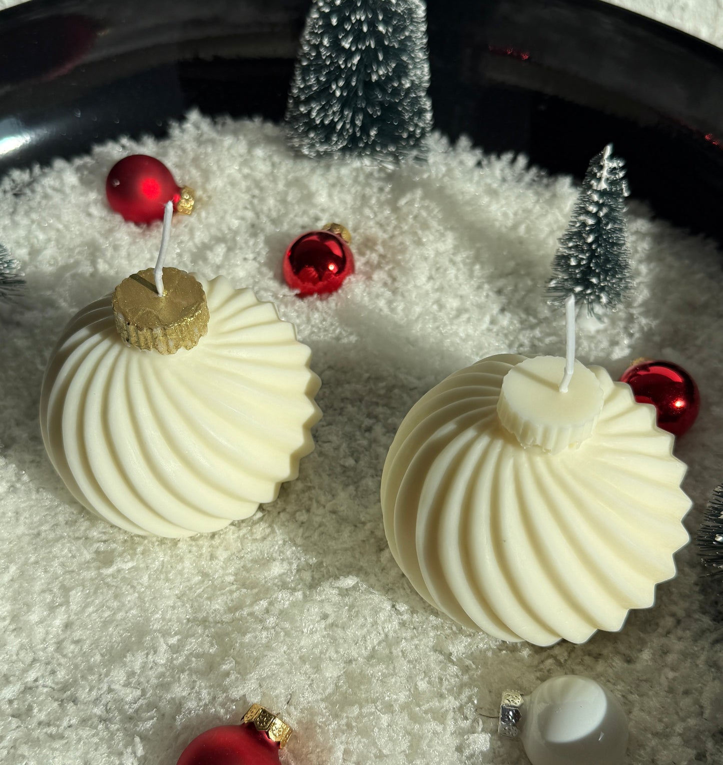 Weihnachtskugel Kerze