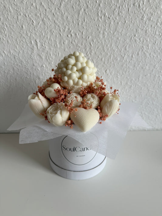 „Love“ Blumenstrauß aus Sojawachs