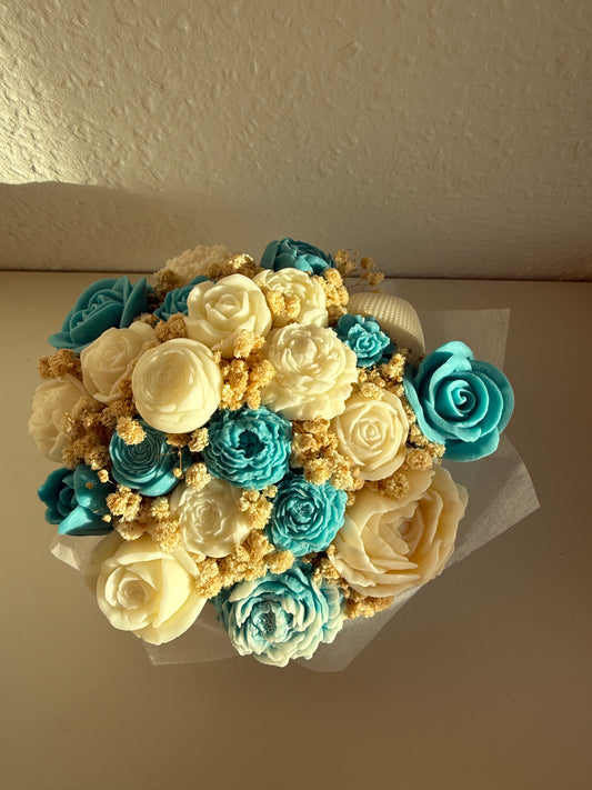 Forever Flowers - türkis - B-Ware