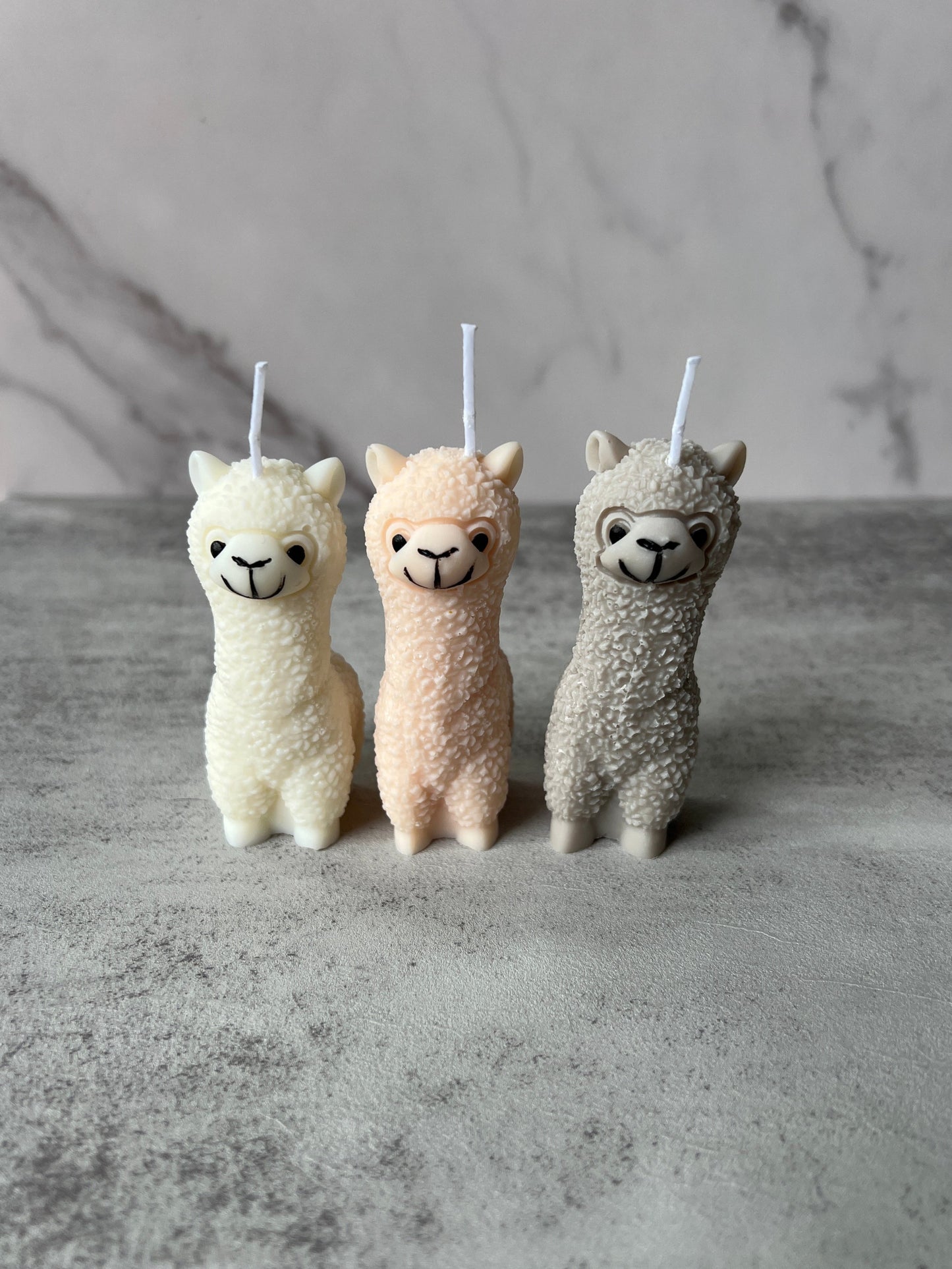 Alpaka Kerze