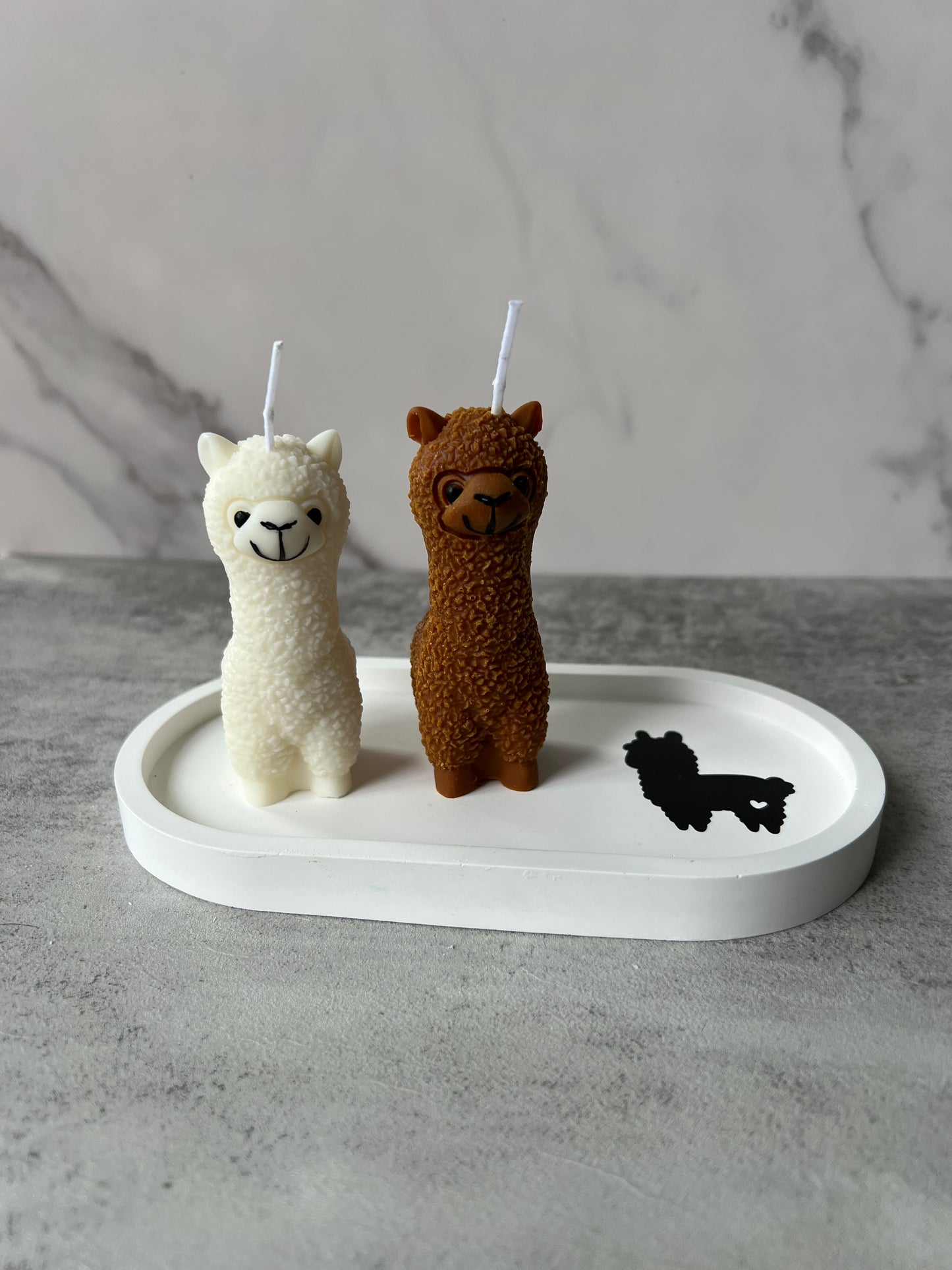 Alpaka Set mit Untersetzer "Alpaka"