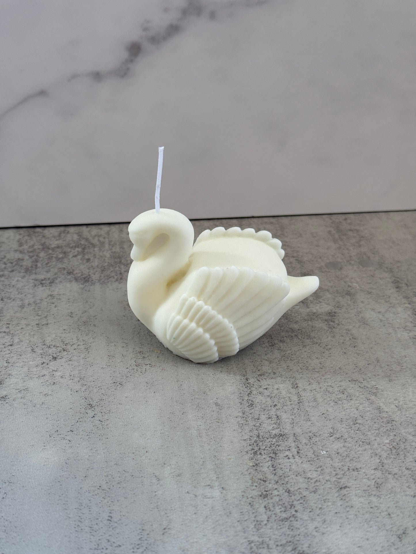Schwan Kerze