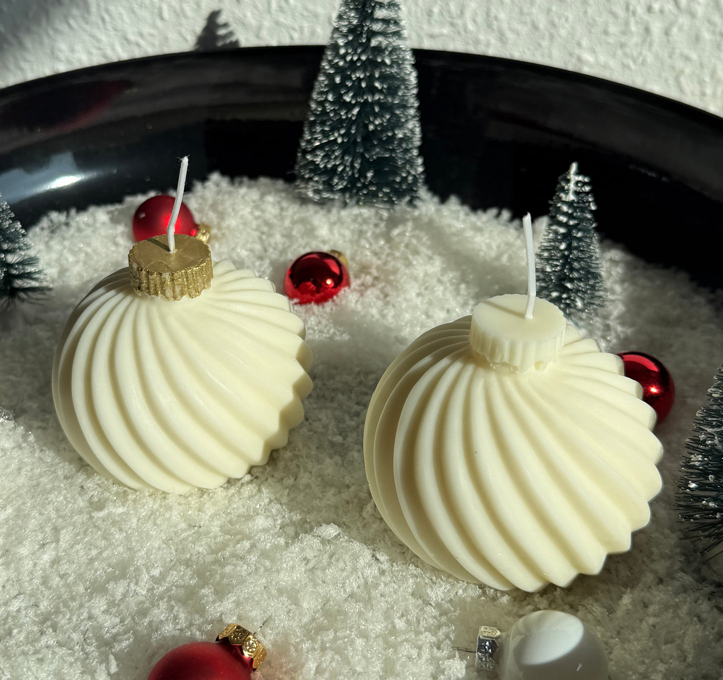 Weihnachtskugel Kerze