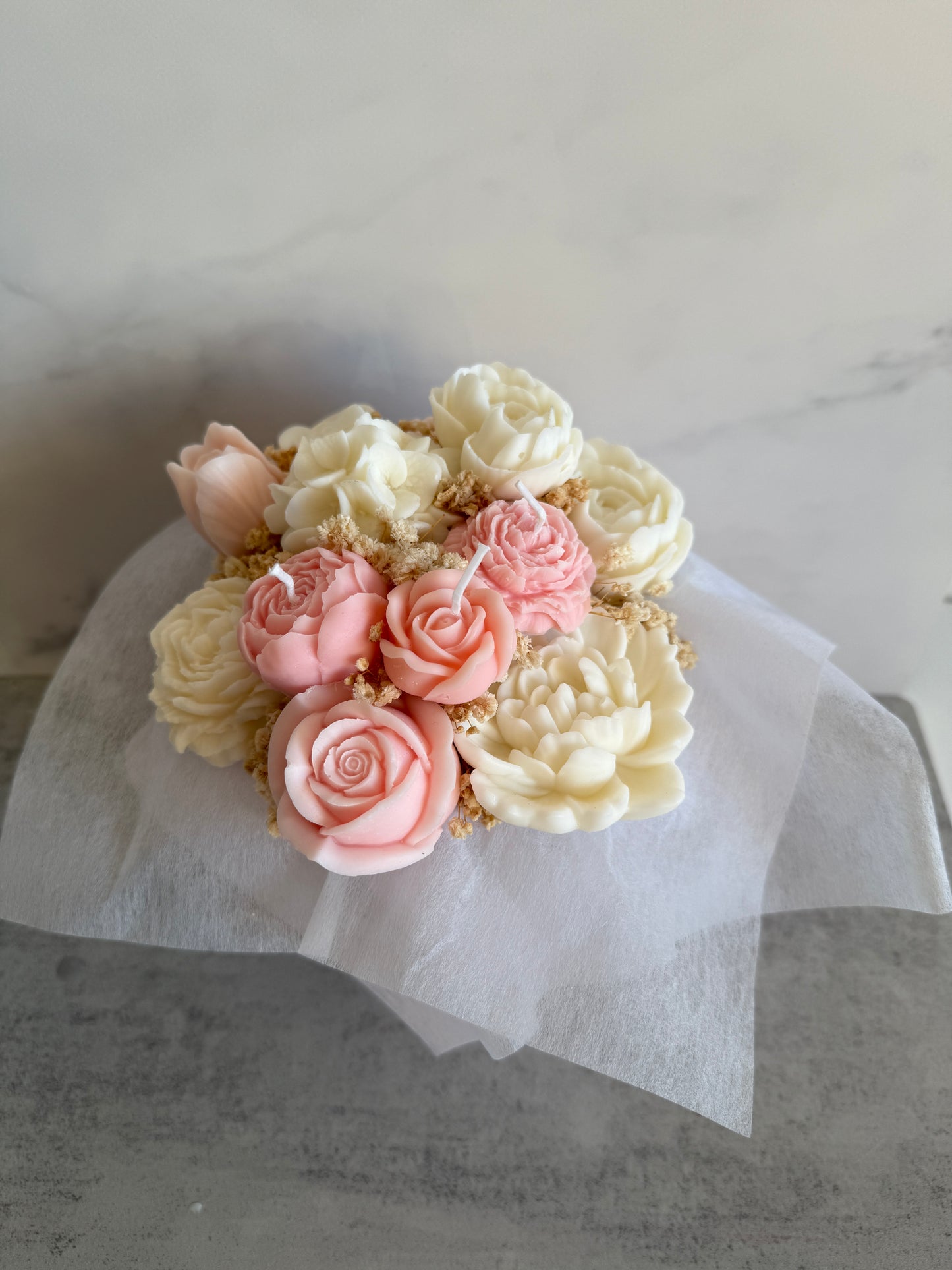 Forever Flowers -hellrosa